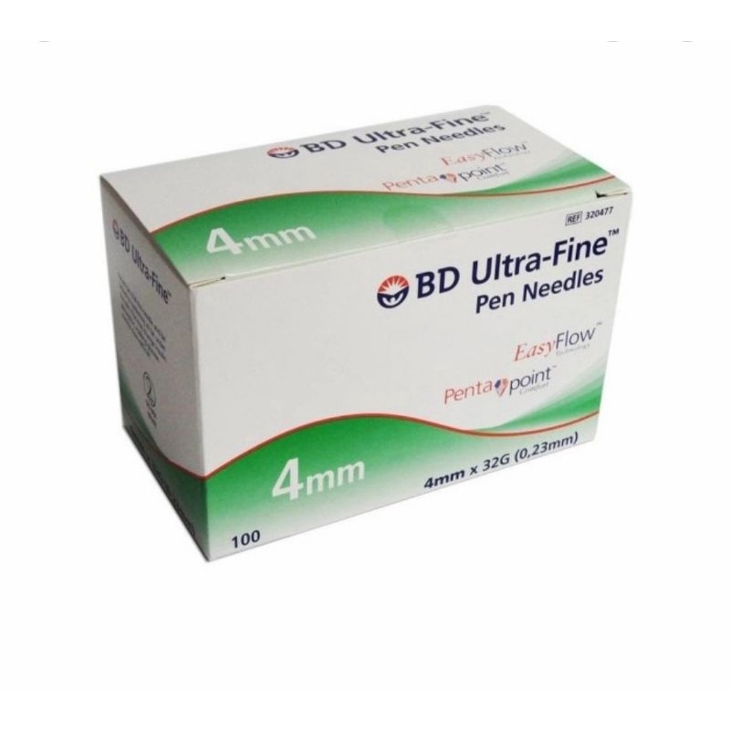 BD ultra fine 4mm 100pcs