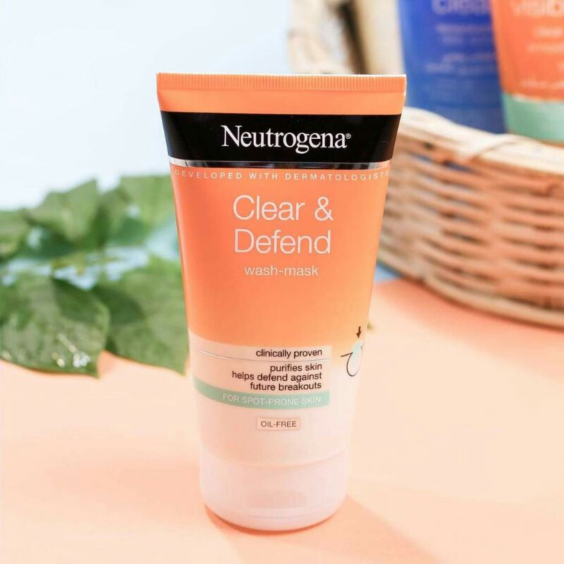 Neutrogena Clear & Defend wash mask