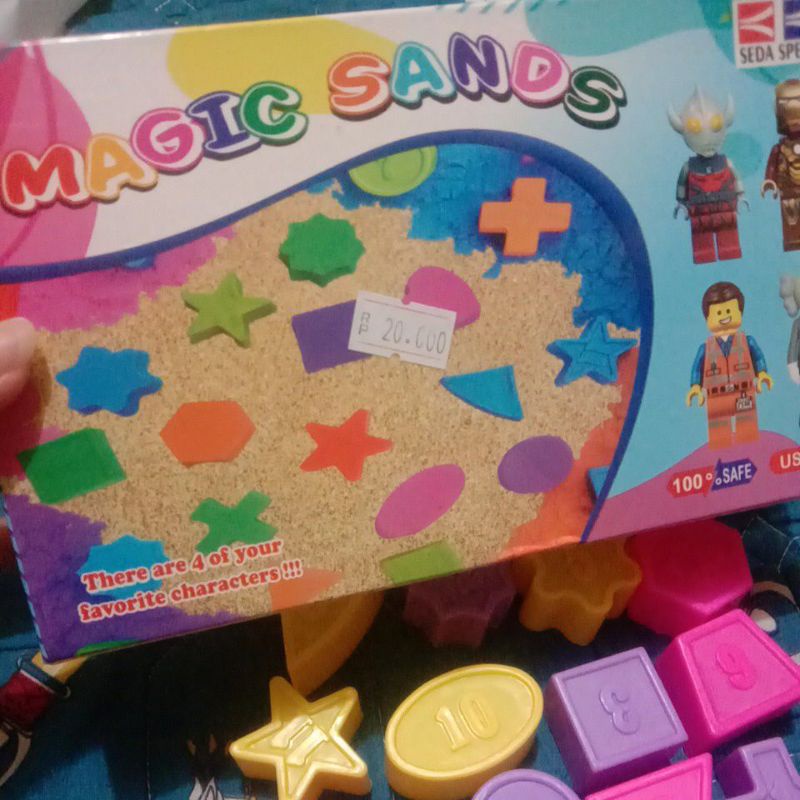 Pasir Ajaib Mainan anak Magic Sand