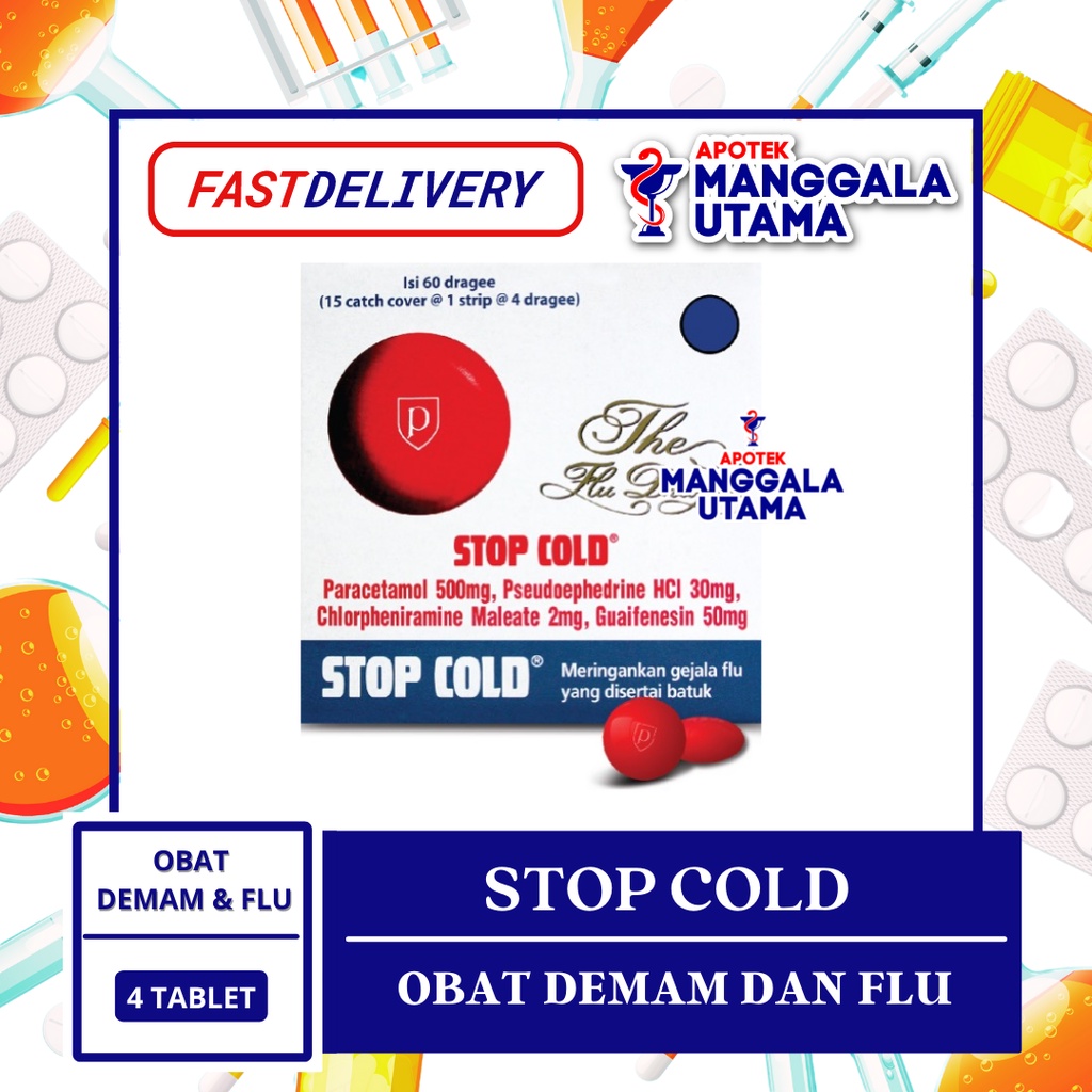 STOP COLD PER STRIP ISI 4 TABLET