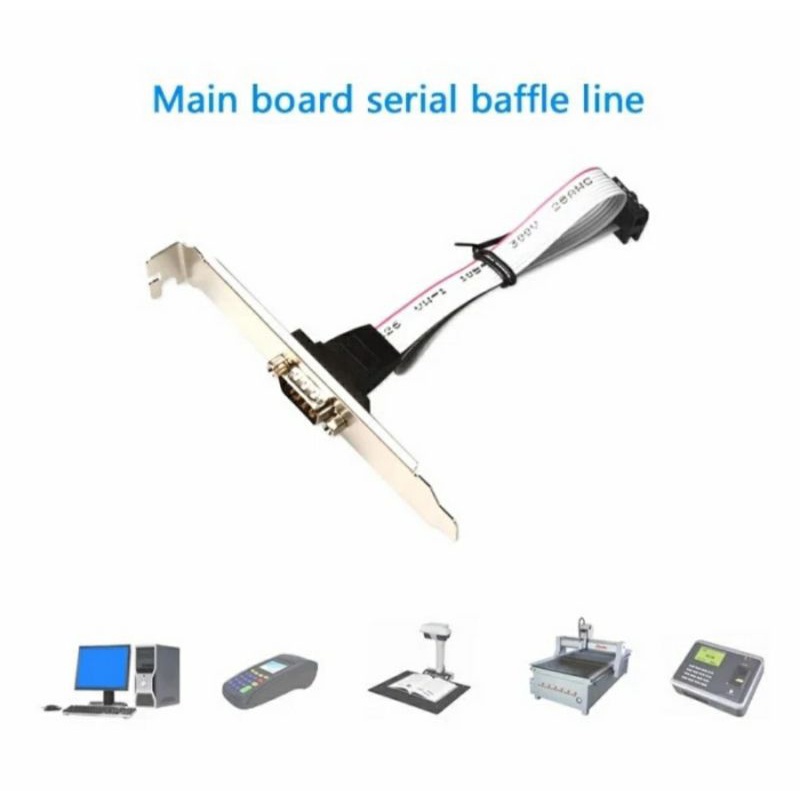 Header DB9 RS232 serial single 1 Port