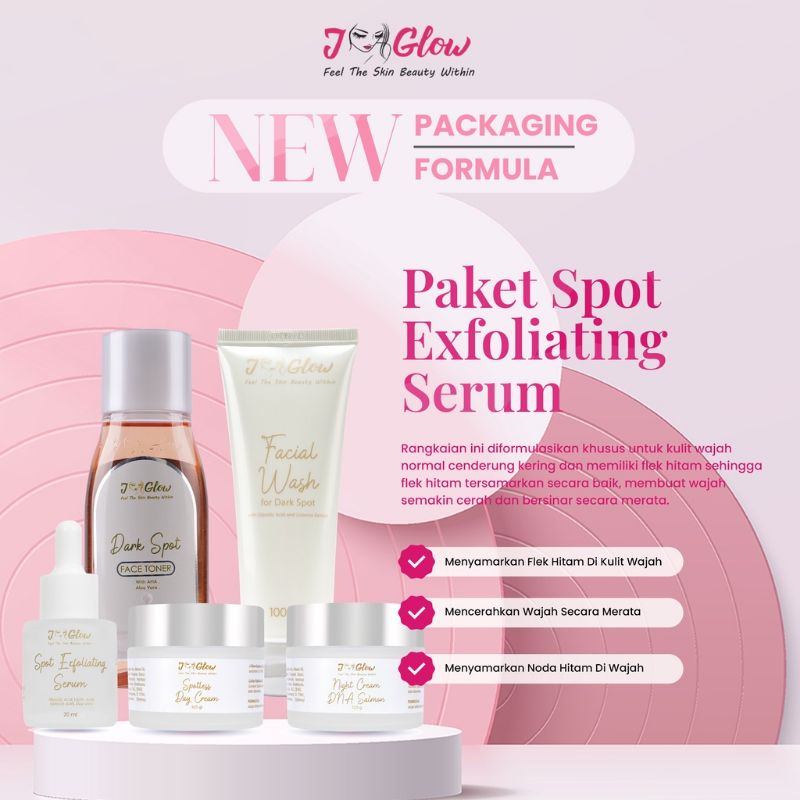 JglowSkincare - PaketSpotExfoliatingFlekPeeling