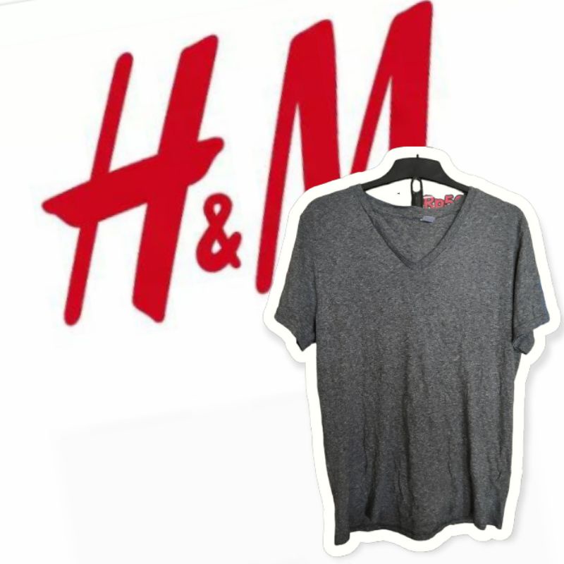 kaos pria h&m