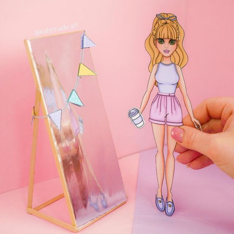 paper doll (khusus Boneka Saja)