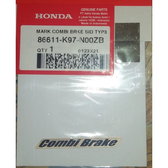 Mark Combi Brke Sid Typ3 (Gold) PCX 150 - sekarang