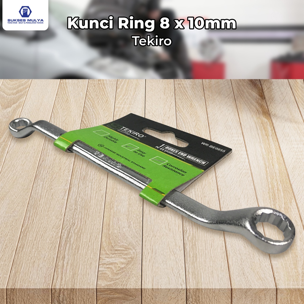 TEKIRO Kunci Ring 8 x 10