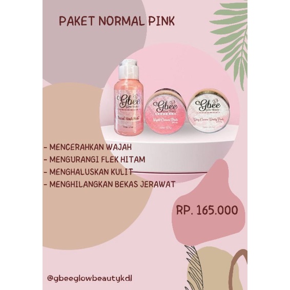 GBEE GLOW BEAUTY - PAKET NORMAL