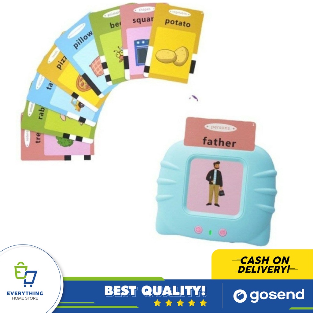 Flash Card Reader Mainan Flash Card Bersuara ORIGINAL