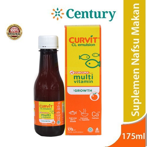 Curvit CL Emulsion Syrup Orange 175ml
