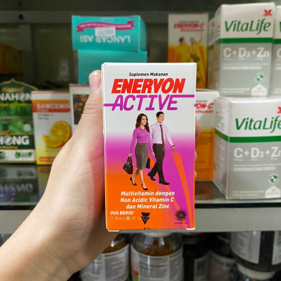 Enervon C Active Botol Isi 30 Tablet