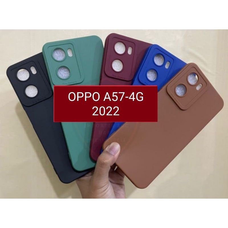 Softcase pro camera OPPO A57 2022 Case macaron pro camera