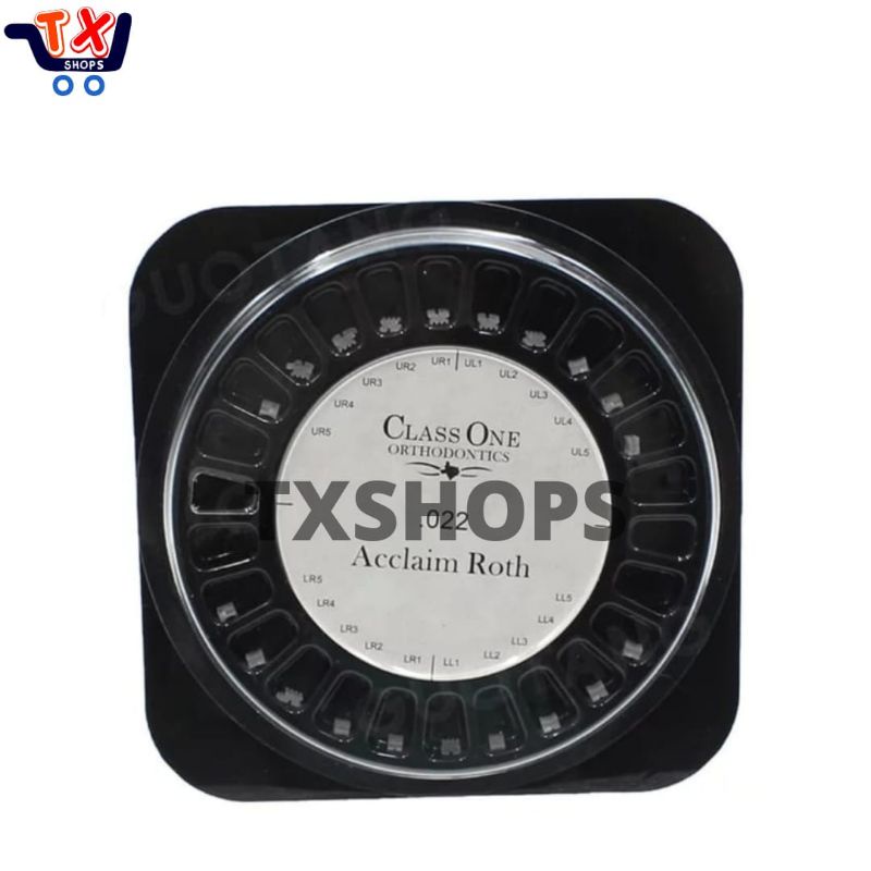 Bracket Ceramic Class One Classone Roth 3 hook Orthodontic Behel Gigi