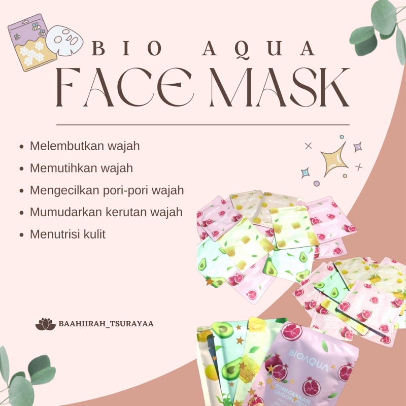 Masker Bio Aqua Murah
