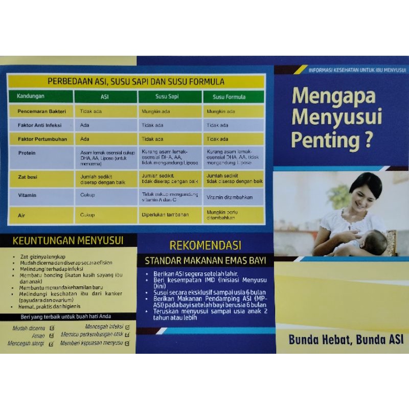 Leaflet Mengapa Menyusui Penting