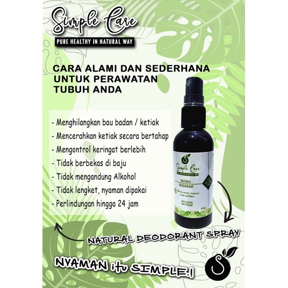 Simple Care- natural deodoran