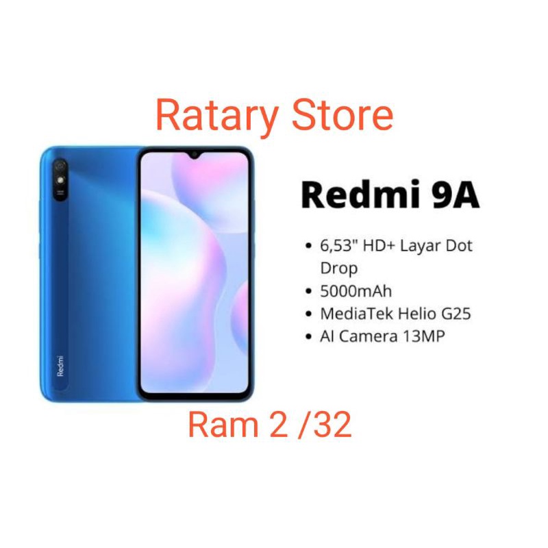 Redmi 9a 2/32 - Garansi Resmi