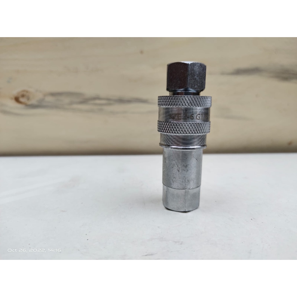 HYDRAULIC QUICK COUPLER 1/4" HIGH PRESSURE 4000PSI
