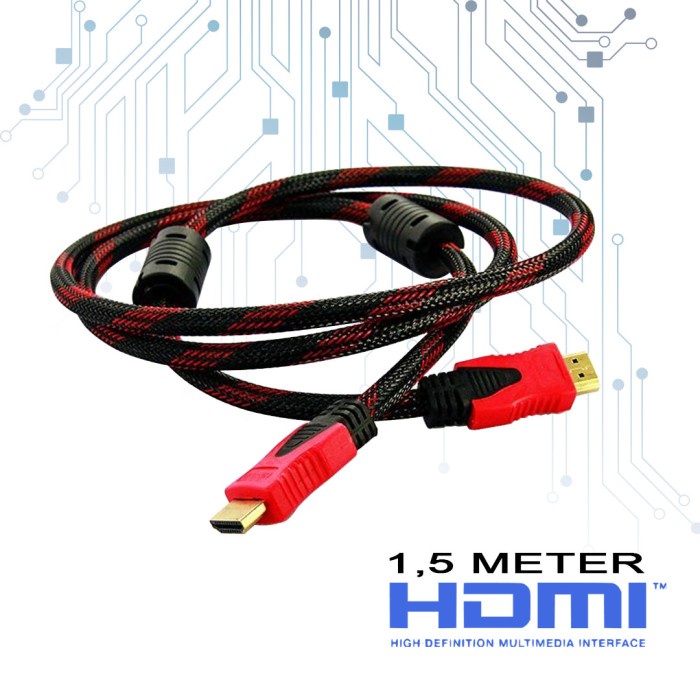 KABEL HDMI KE HDMI 1.5 METER