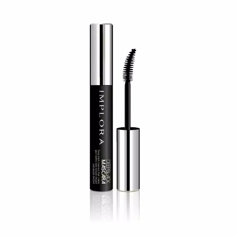 Harga Bagus--cod Implora mascara new pack - Deep black