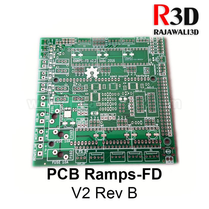 Prototype PCB Ramps-FD Ramps FD V2 Rev B PCB Board