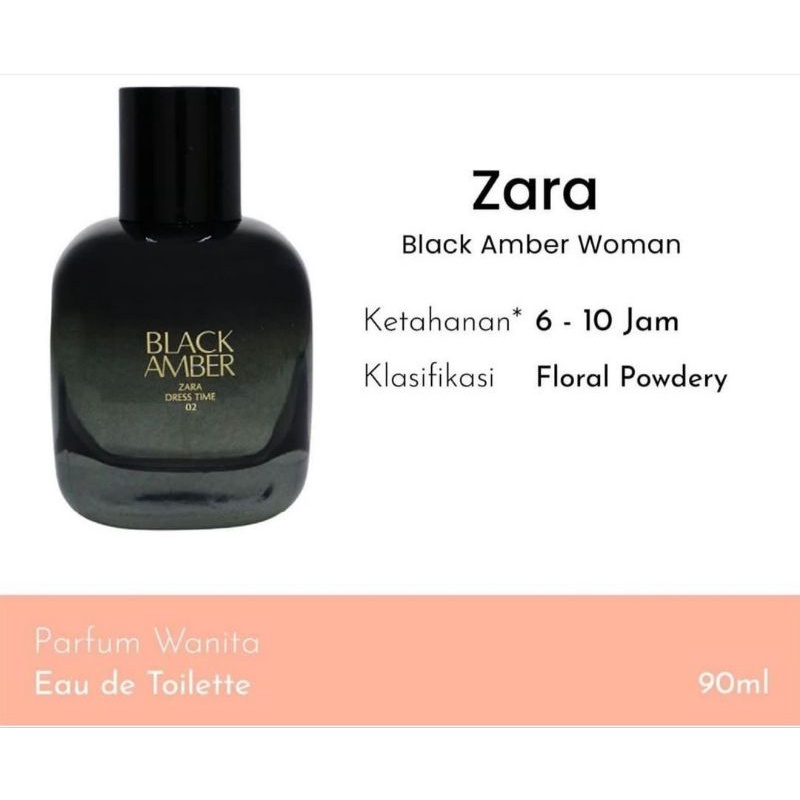 Zara Black Amber