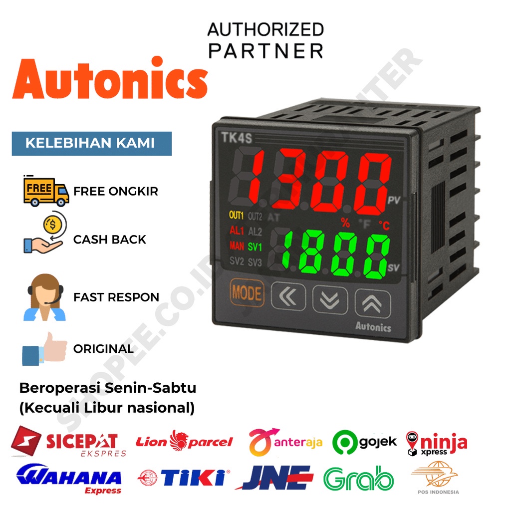 Autonics Temperature Controller Digital TK4S-14RN - N/A