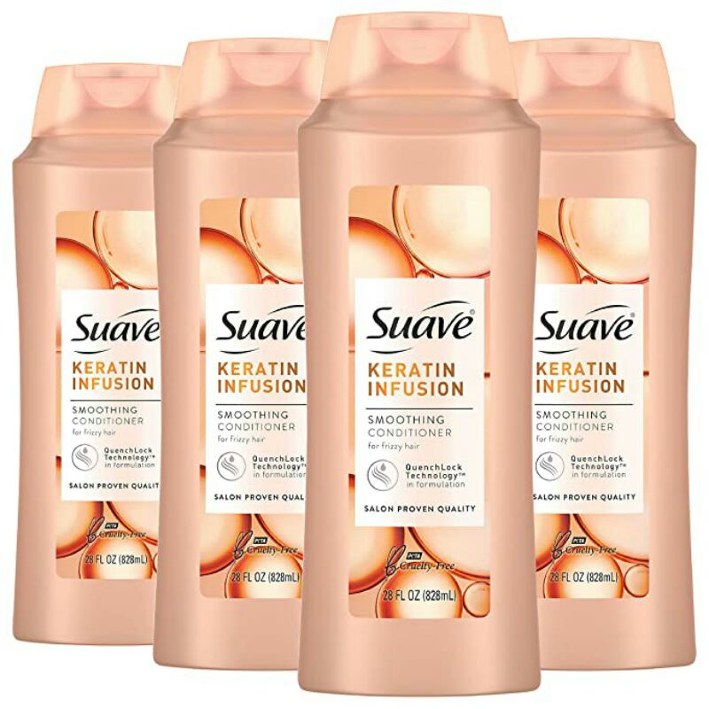 Suave keratin infusion smoothing conditioner 828ml