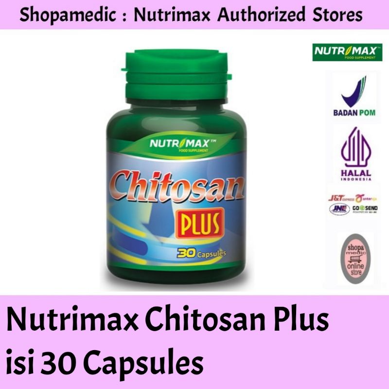 Nutrimax Chitosan Plus isi 30 Kapsul