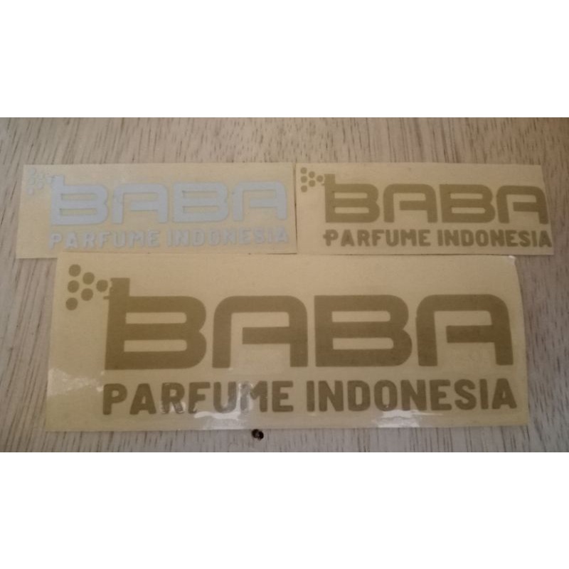 Stiker BABA PARFUME