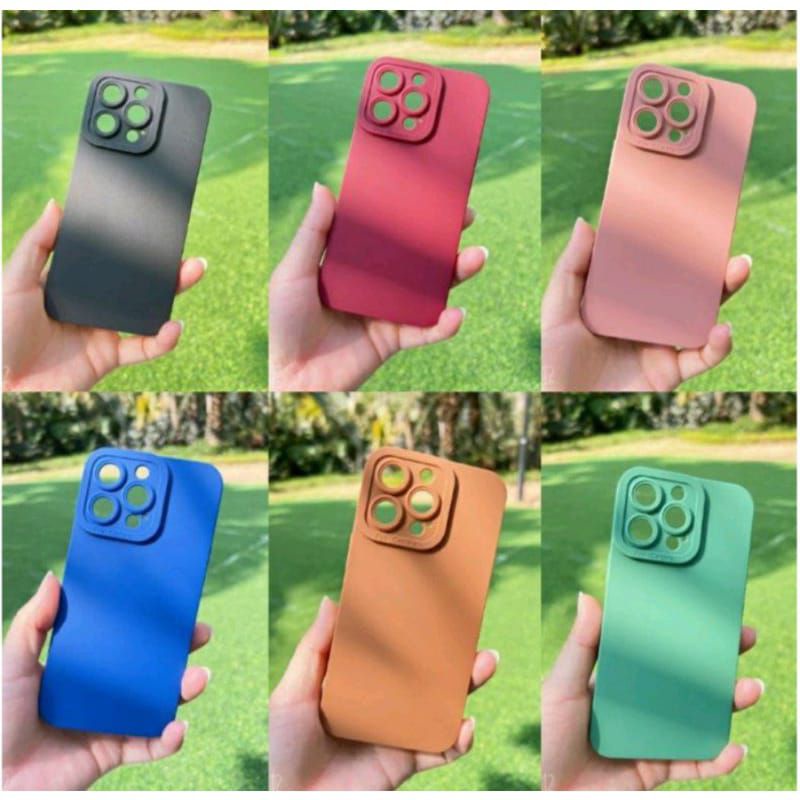 SOFTCASE PELINDUNG CAMERA SAMSUNG A12/M12 CASE MACARON PRO CAMERA