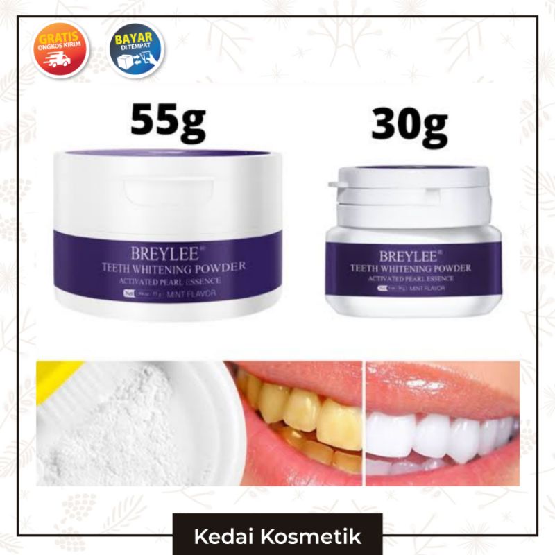 (ACEH) BREYLEE TEETH POWDER 55gr