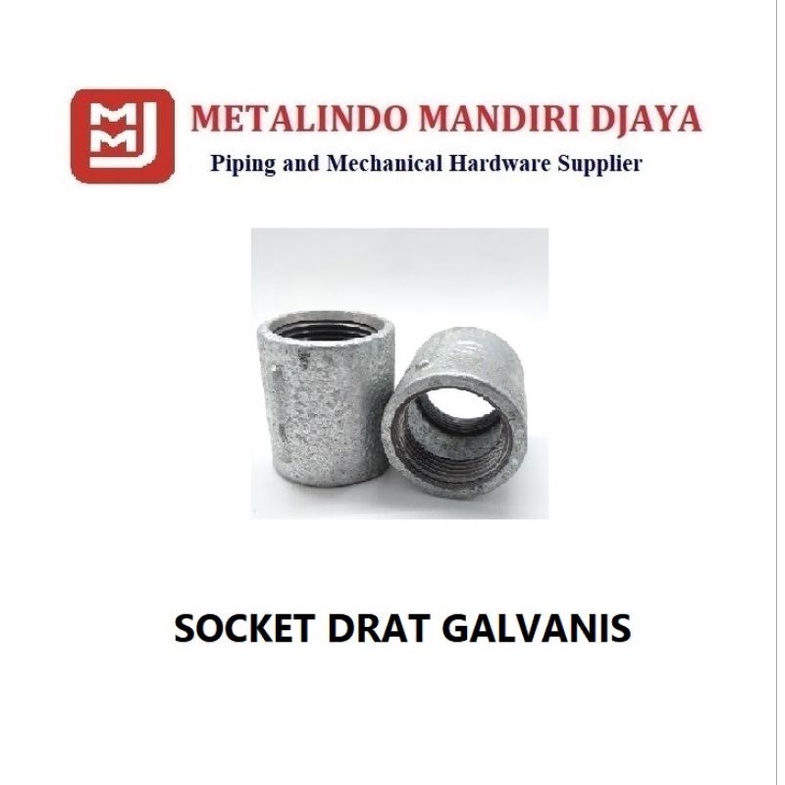 Socket Drat Dalam Galvanis 2 1/2"