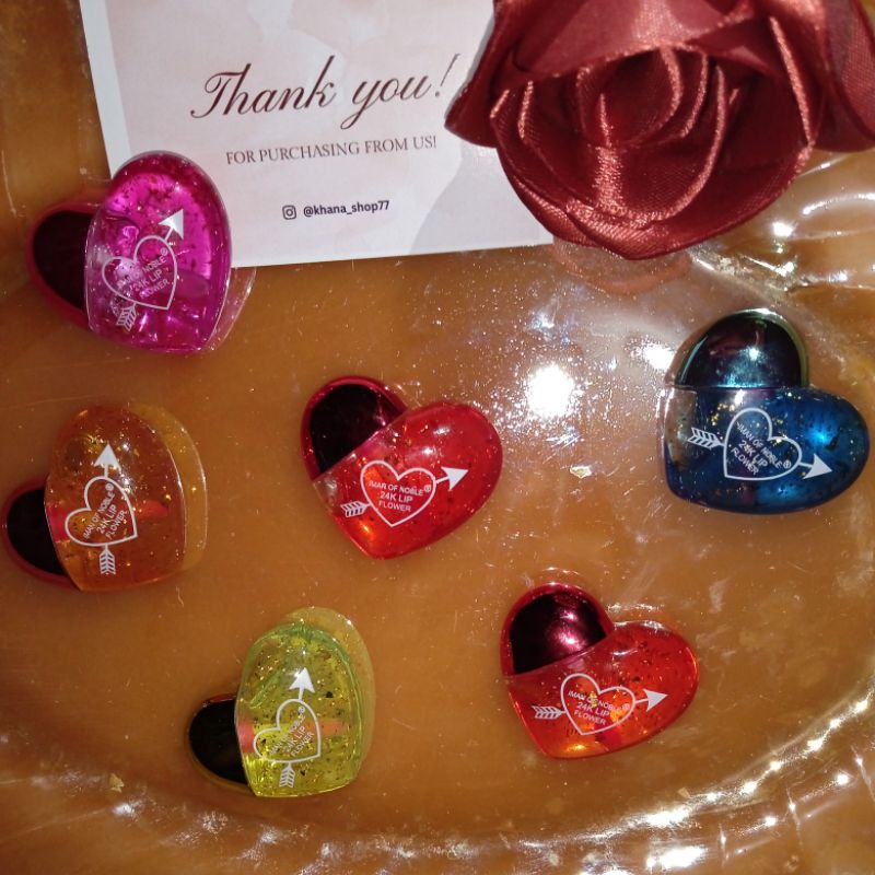 24k flower magic lip gloss
