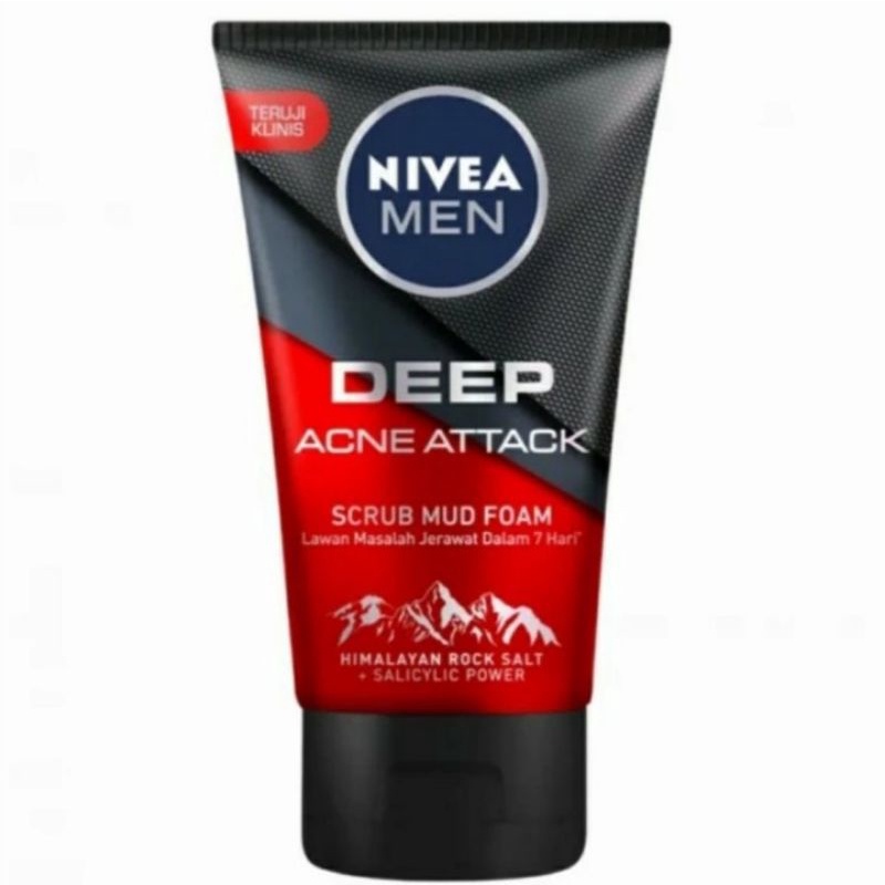 Nivea men Deep scrub mud foam 100 ml