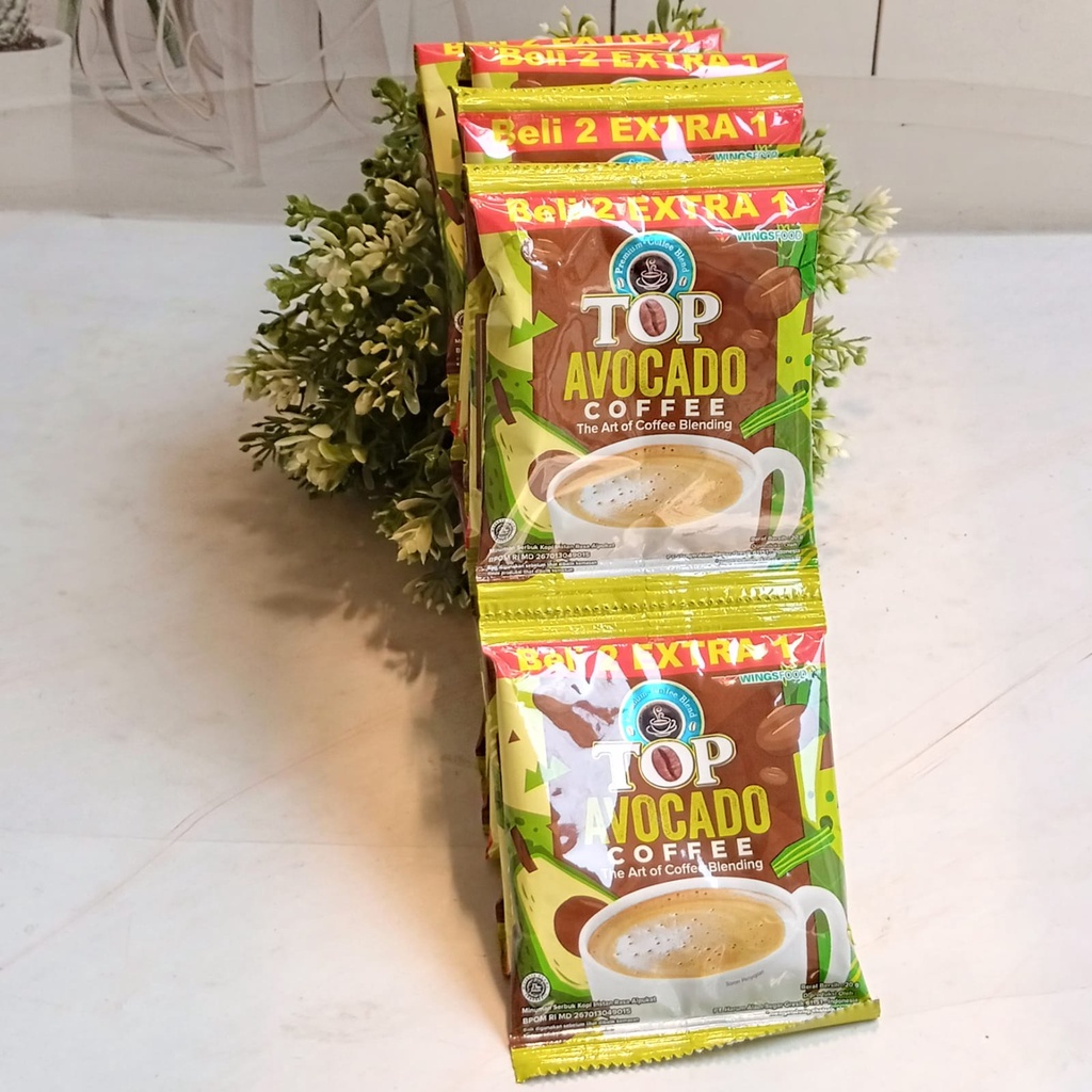 Top Coffee Avocado Renceng 10 + 5 Sacheet