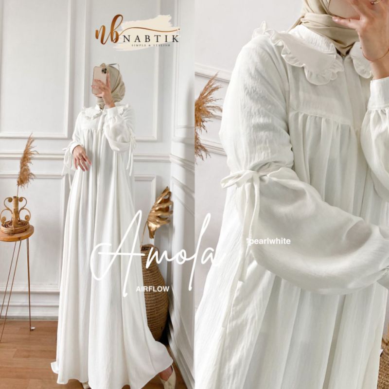 Amola  gamis  ready stok new model