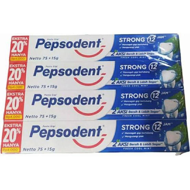 [TM5] [75g]PEPSODENT 75+15gr Extra 20%/PEPSODENT STRONG
