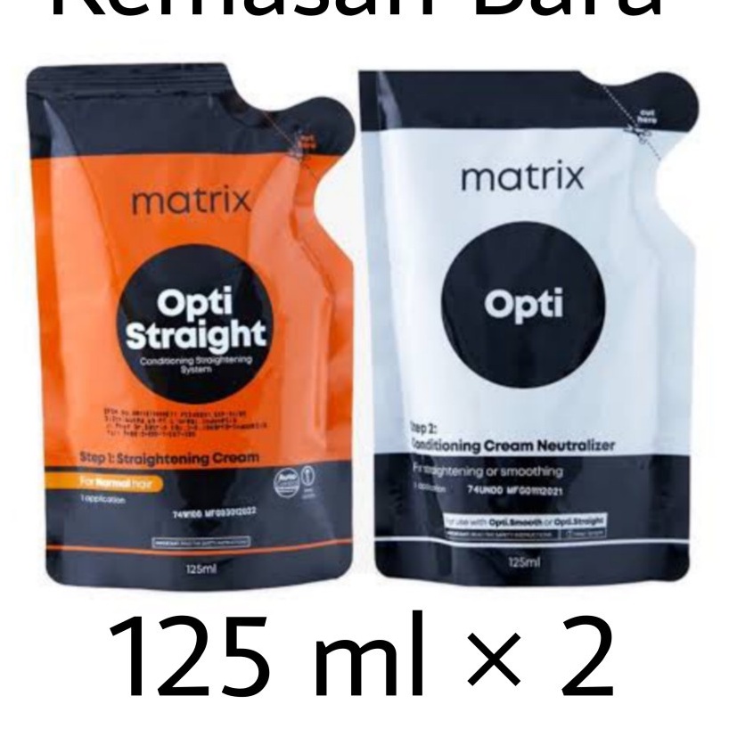 Matrix Opti Straight Mini 125ml ( 1 set )