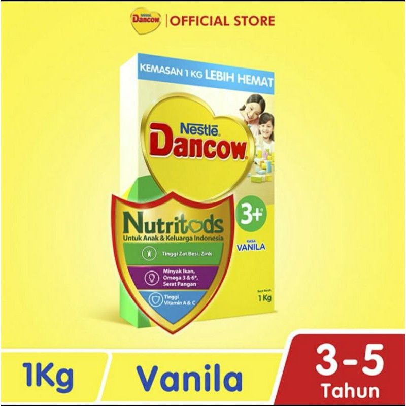 DANCOW 3+ VAN/MADU 1KG