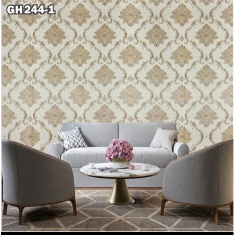 [COD] Wallpaper Sticker Dinding Motif Batik kode gh244-1