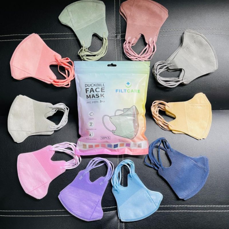 Masker duckbil banyak warna