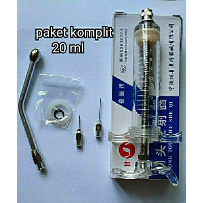 spuit 20ml paket komplit