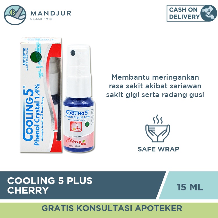 Cooling 5 Mouth Spray Cherry 15 ml