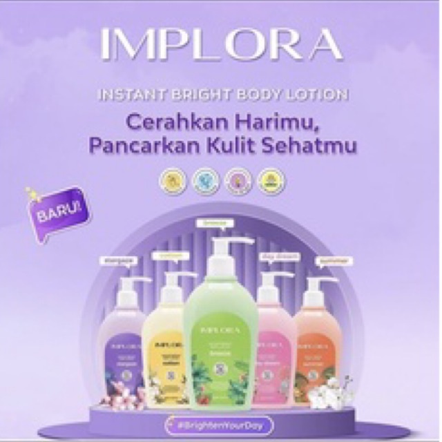 IMPLORA Instant Bright Body Lotion