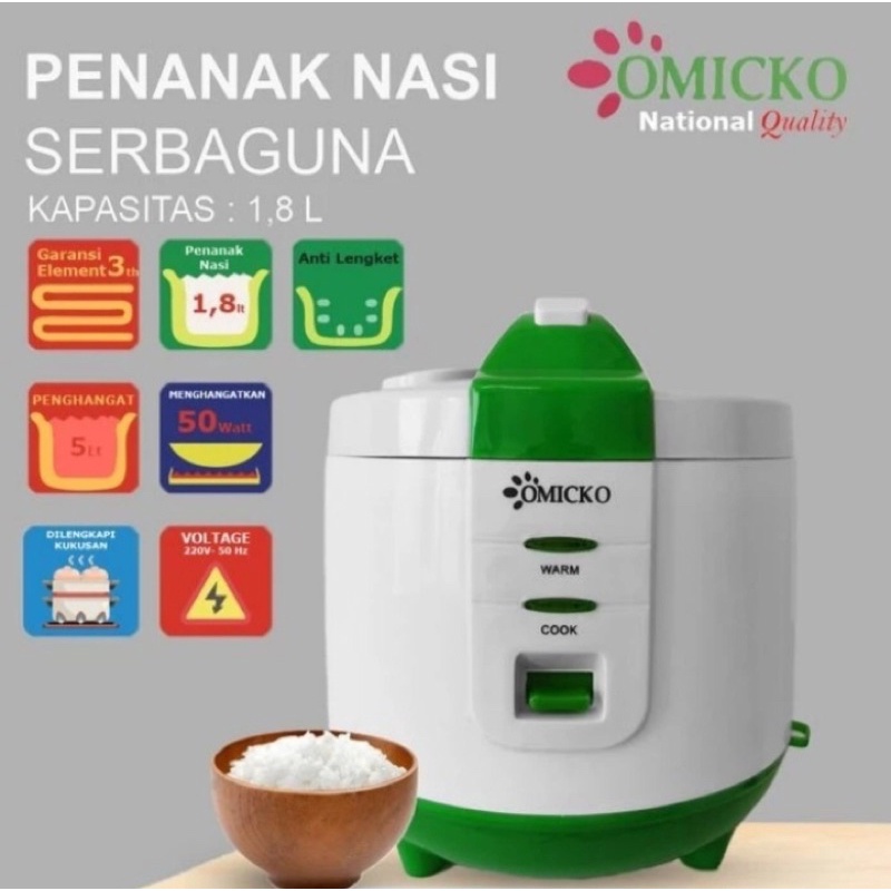 magic com omicko 1,8ltr