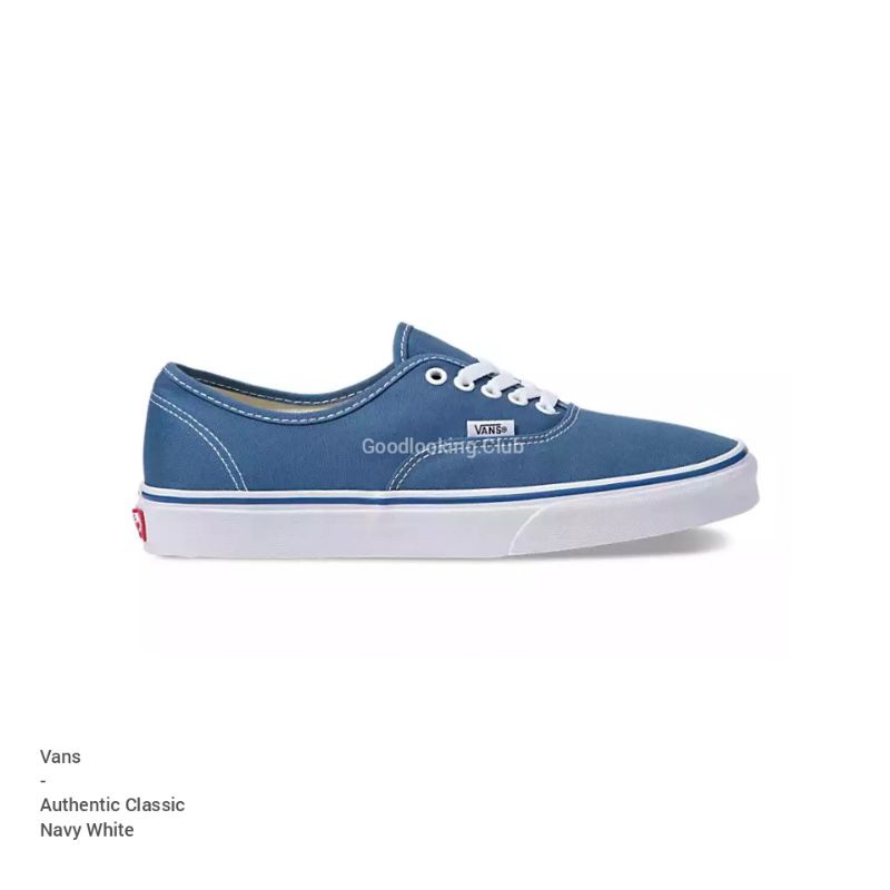 SEPATU AUTHENTIC CLASSIC NAVY WHITE