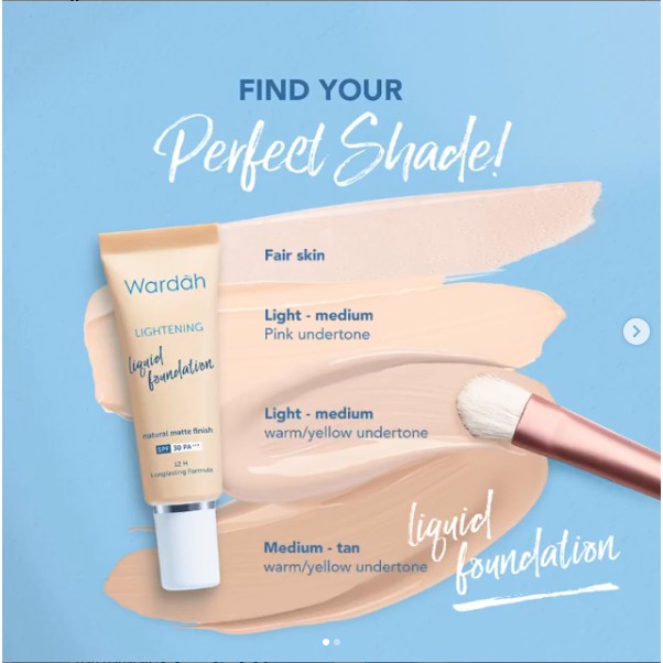 wardah lightening liquid foundation
