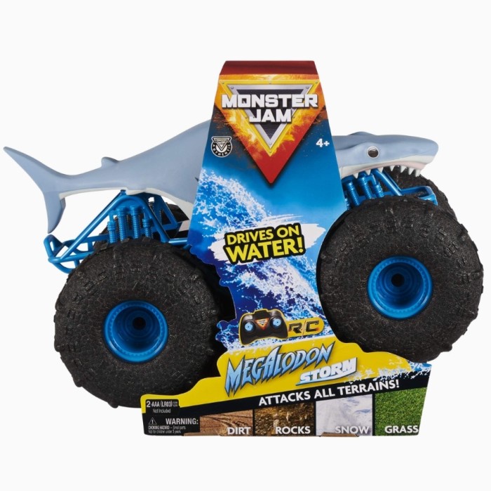 Monster Jam Megalodon Storm Attack All Terrain Remote Control