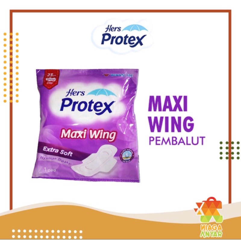 hers protex maxi wing sachet isi 10