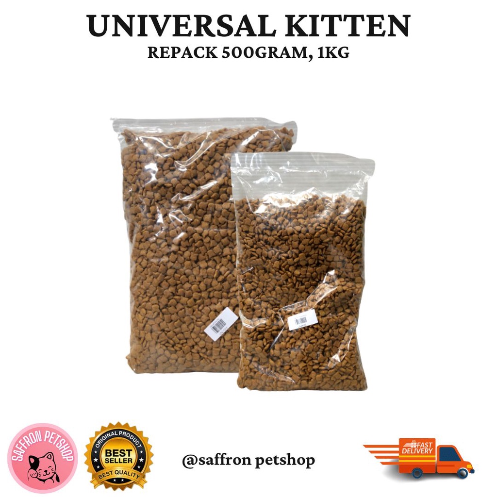 UNIVERSAL KITTEN REPACK 1KG/500 GRAM